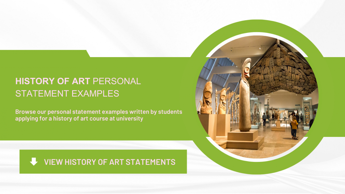 History of Art Personal Statement Examples